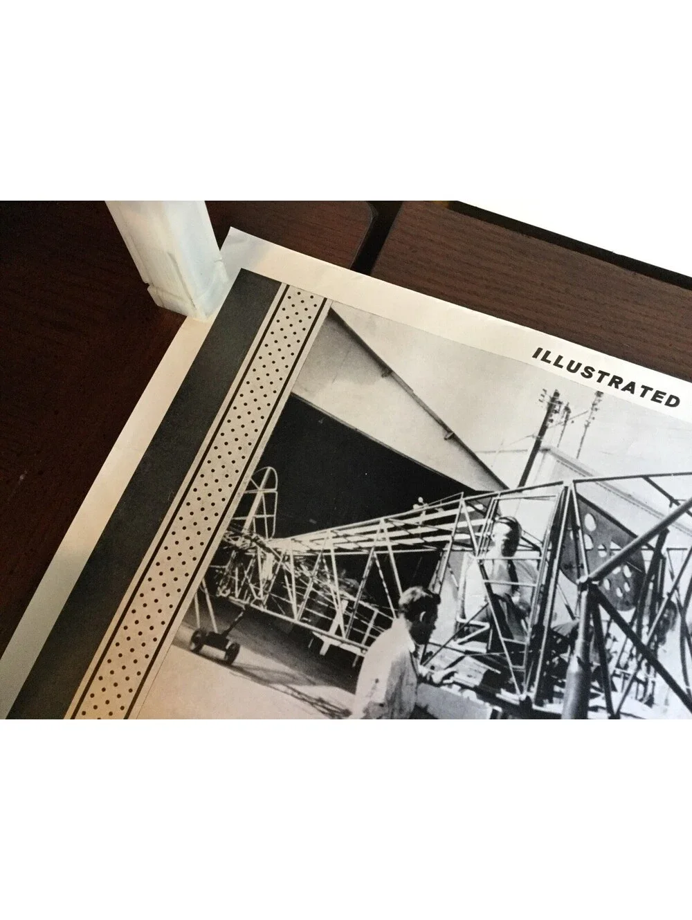 Illustrated Current News Photo Re-Created Spirit of St. Louis Lindbergh Tallman